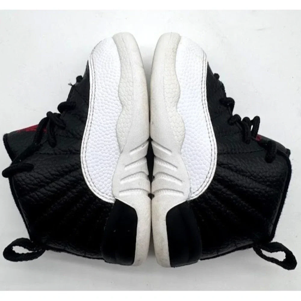 Nike Air Jordan 12 Retro TD Black White Cherry Toddler US 6C 850000-006